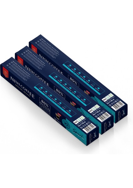 Kapsül Kahve 10 Sport 3'lü Set (Nespresso Uyumlu)-30 Adet fiyatları