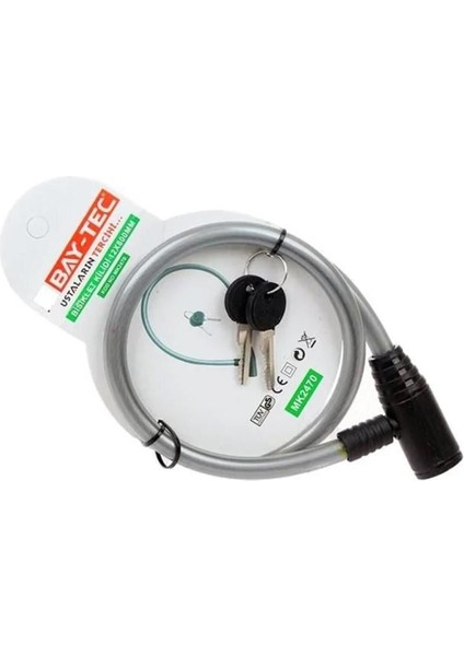Bay-Tec MK2470 Bisiklet Kilidi 80 cm