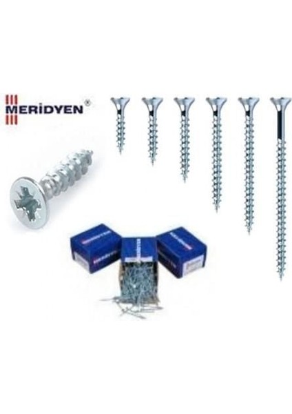 Meridyen Sunta Vidası 6X50 (50 Adet)
