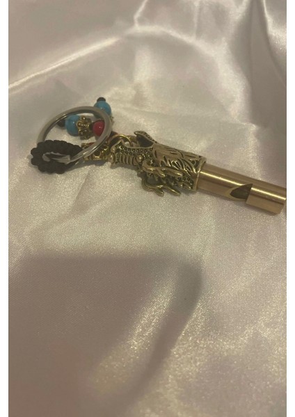 Deprem Düdüğü Koruyucu Ejderha Objeli Feng Shui Ejder Nefesi Dragon Anahtarlık