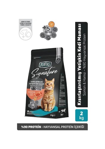 Somonlu Kısıryetişkin Kedi Maması 2kg