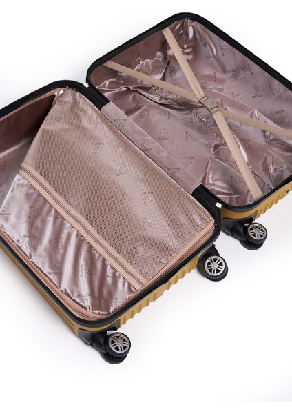 4'lü Valiz Seti Elatae Valiz Büyük - Orta - Kabin Boy ve Makyaj 1020 indirimleri