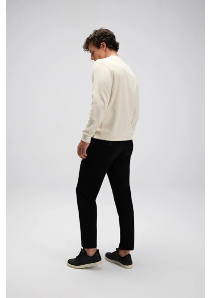 % 100 Pamuk Regular Fit Bisiklet Yaka Kazak Erkek Kazak EM615 fırsatları