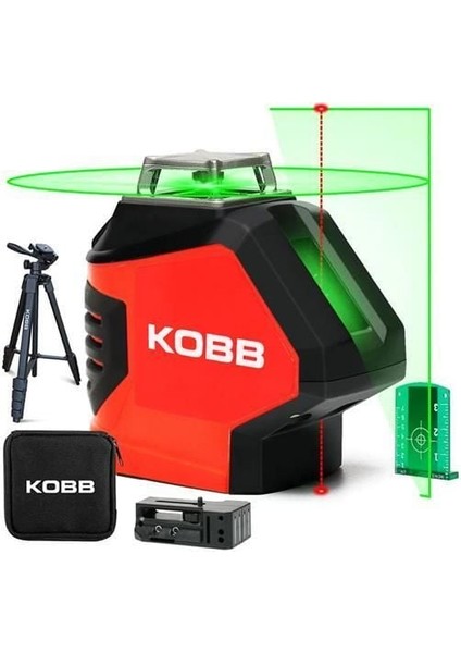Kobb KBL88GTP 25 Metre Otomatik Hizalama Yeşil Lazer