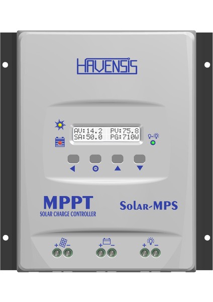100V 50A Mppt Solar Şarj Kontrol 12-24V Havensis SOLAR-50AMPS