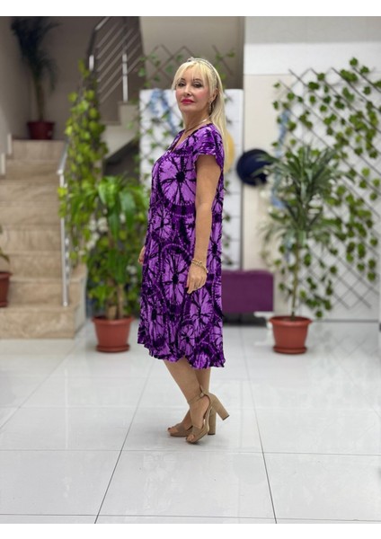 DM70003 Demet Viskon Elbise fiyatları