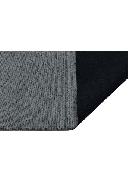Hare Plus 8914 Antrasit - Pamuk Şönil Dokuma Halı | Modern Salon Halısı