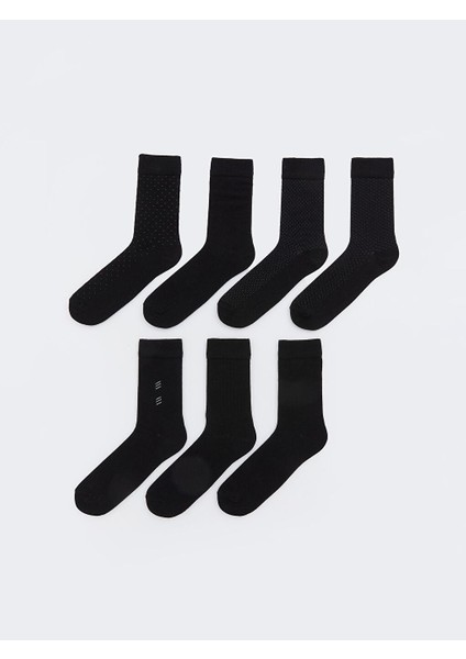 Desenli Erkek Soket Çorap 7'li (W5)