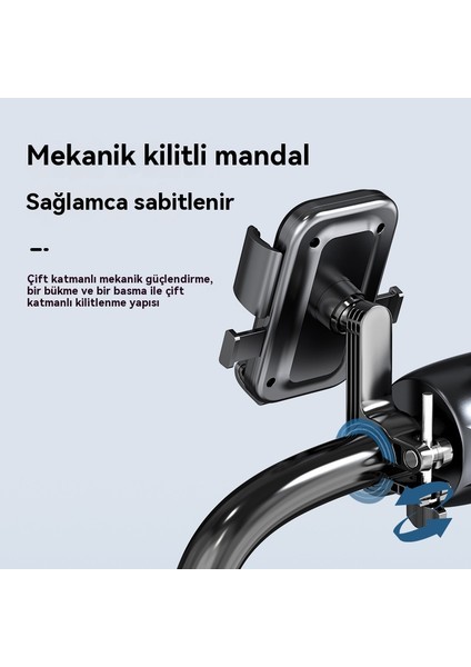 Motosiklet Telefon Tutucuları Tüm Cep Telefonu Türleri Için Uygundur. (Yurt Dışından) fırsatları