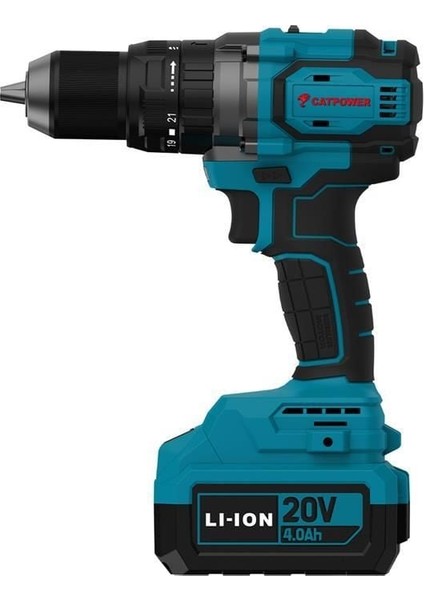 Cat Power 4212 Akülü Darbeli Vidalama 4,0 Ah Tek Akülü