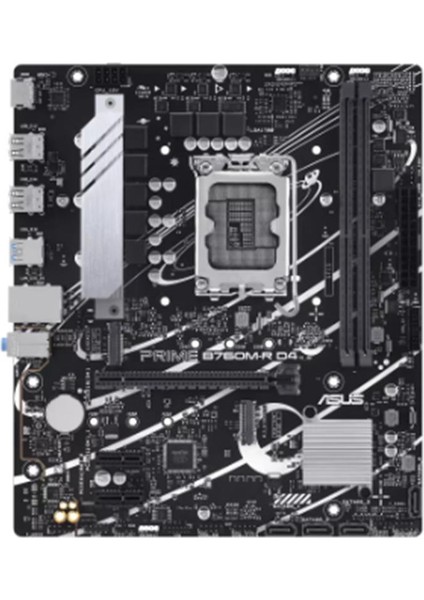 Asus Prıme B760M-R D4 Ddr4 5333MHZ 1xhdmı 2xm.2 USB 3.2 Matx 1700P (12. / 13. ve 14. Nesil Işlemci Ile Uyumlu) fiyatları