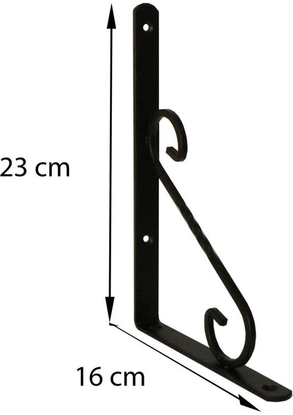 Ferforje Raf Altı No:3 Siyah