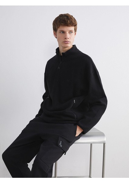 Uzun Kollu Polar Erkek Hoodie (W5)