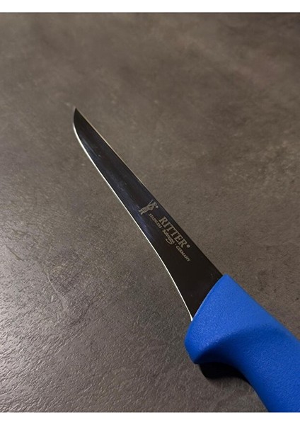 Rıtter 15 cm Sıyırıcı Kasap Bıçağı Mavi Renk fiyatları