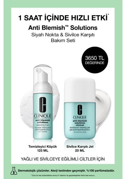 Anti Blemish Solutions Siyah Nokta ve Sivilce Karşıtı Bakım Seti