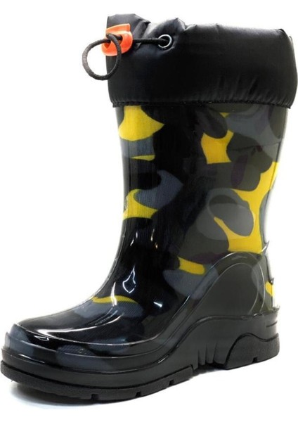 Arısan Su Geçirmez Kaydırmaz Taban Erkek Kız Unisex Kürklü Çocuk Yağmur Çizmesi Kar Botu AI100 modelleri