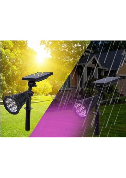 Inoled 7 W Güneş Enerjili Kazıklı Çim Armatürü Solar modelleri
