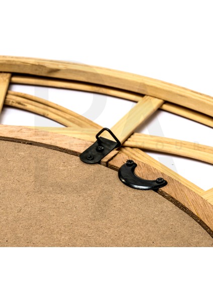 Yuvarlak Kıvrım Hatlı Bambu Rattan Ayna fırsatları