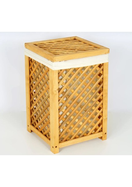 Çamaşır Sepeti Kirli Sepeti Kapaklı Sepet Kiraz WDN714