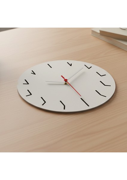 Iskandinav Duvar Saati - Sessiz Çalışan - Modern Ev Dekoru Minimalist Mutfak-Yatak-Oturma Odası ( Kırılmaz) indirimleri