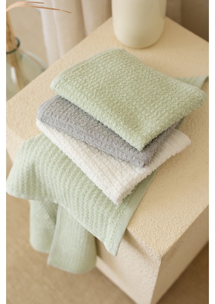 4'lü Soft Renklerden Oluşan El Havlusu Seti 40X60 cm - %100 Pamuk, Mutfak, Banyo, Çeyiz, Hediyelik modelleri