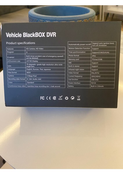 Araç Kayıt Kamerası modelleri