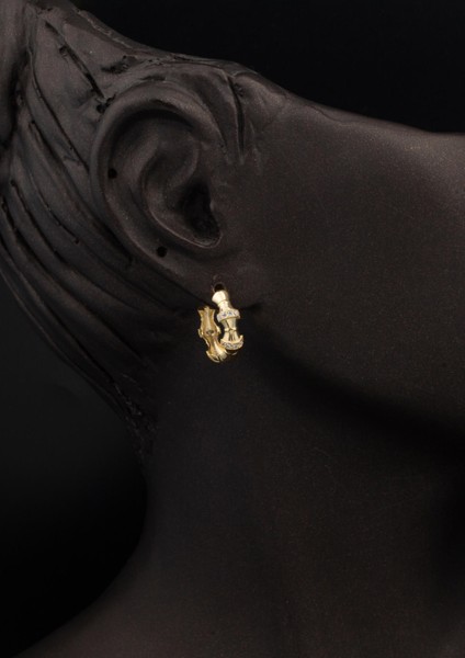 Kemik Model Halka Küpe Altın fiyatları