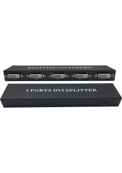 DVI 4 Port Splitter 1 Giriş 4 Çıkış Dvı Çoklayıcı Splitter