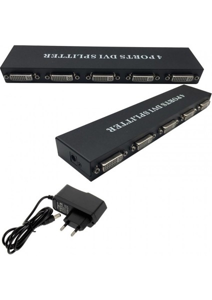 DVI 4 Port Splitter 1 Giriş 4 Çıkış Dvı Çoklayıcı Splitter modelleri
