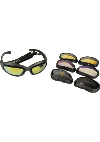 Çok Lensli Tactical Gözlük Seti modelleri