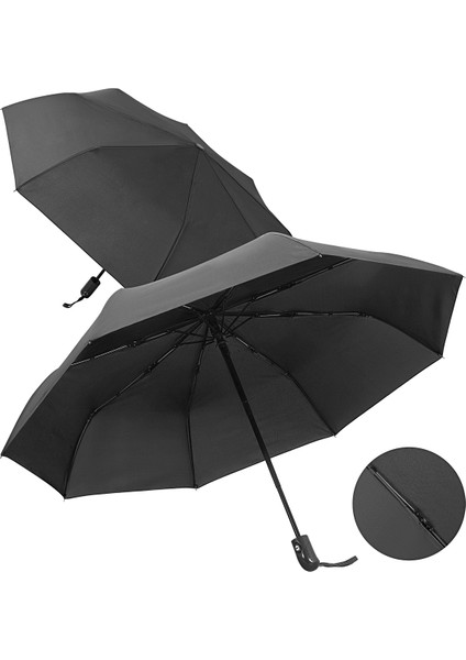 Şemsiye Siyah Tam Otomatik Rüzgara Dayanıklı modelleri
