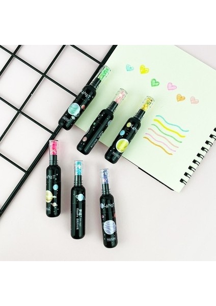 Galaksi Şişesi 6 Renk Fosforlu Kalem fiyatları