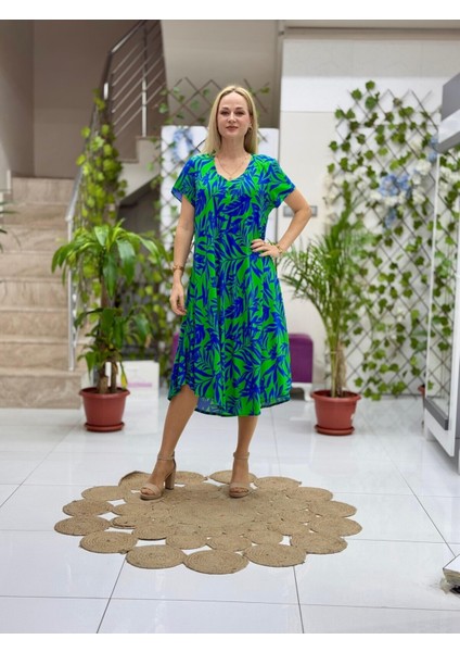 FD17102 Viskon Elbise modelleri