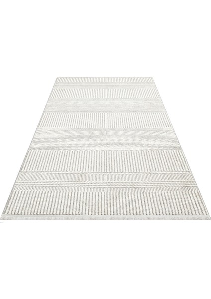 Oslo Osl 01 Beyaz Gri - Yumuşak Dokulu Spor Tarz Modern Halı fırsatları