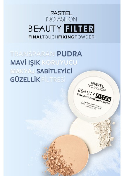 Pastel Fixative Long-Lasting Powder Profashion Beauty Filter Final Touch Fixing Powder 00 KEYON2563 modelleri