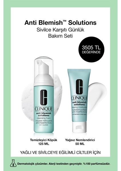 Anti-Blemish Solutions Sivilce Karşıtı Günlük Bakım Seti