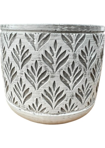 Ev Dekorasyon Gri Lotus Beton Saksı Çiçeklik Saksılık fırsatları