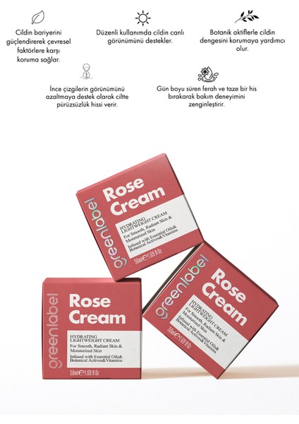Gül Yağı Özlü Krem 50 Ml.