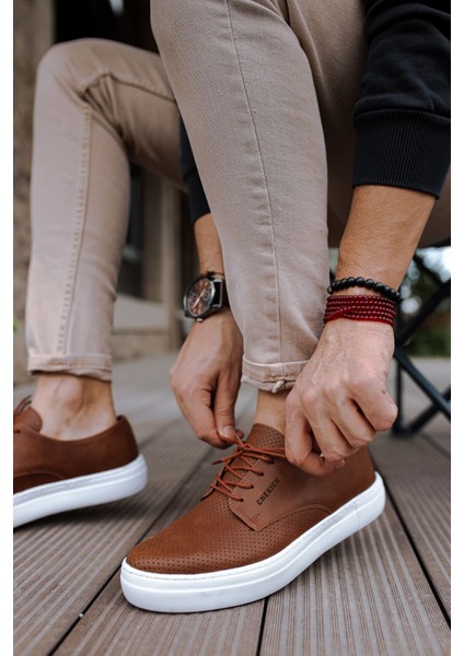 Rexo Premium Casual Günlük Erkek Ayakkabı Taba