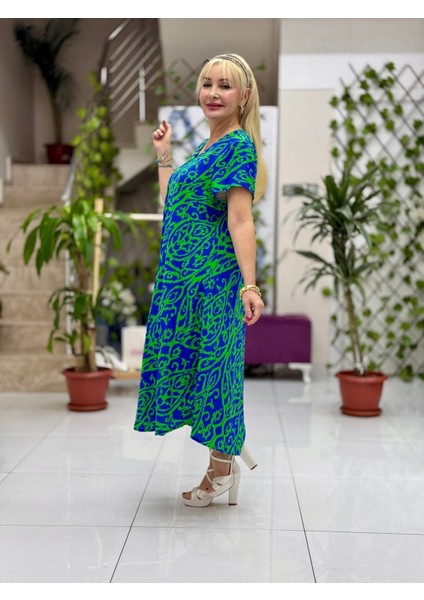 FD17168 Viskon Frida Elbise fiyatları