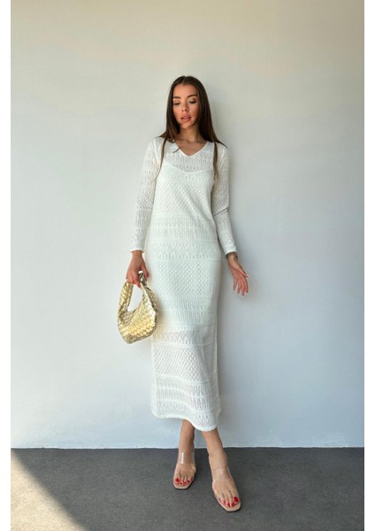 Astarlı Triko Elbise