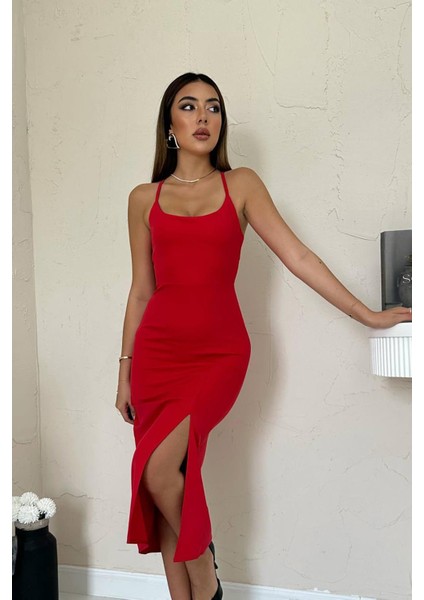 Sırt Dekolteli Elbise modelleri