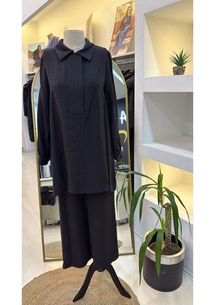 1019 Pantolonlu Takım - Siyah fırsatları