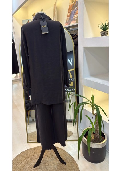 1019 Pantolonlu Takım - Siyah