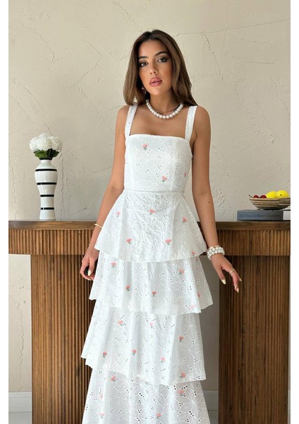 Kat Kat Arkası Bağlamalı Elbise modelleri