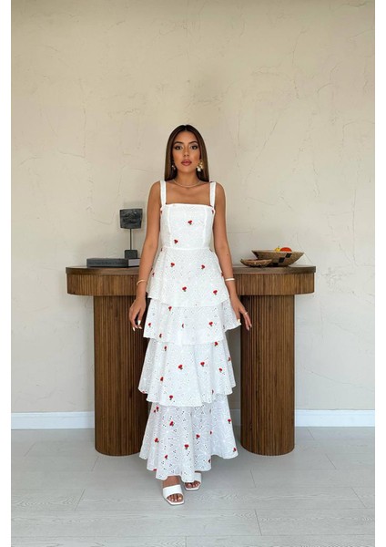 Kat Kat Arkası Bağlamalı Elbise fiyatları