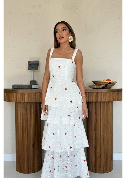 Kat Kat Arkası Bağlamalı Elbise modelleri