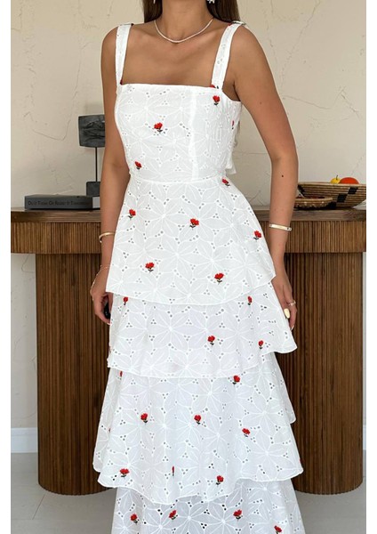 Kat Kat Arkası Bağlamalı Elbise fırsatları