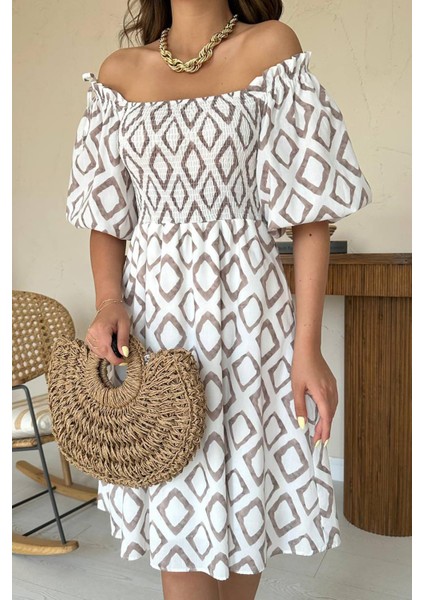 Kare Desenli Yazlık Elbise fırsatları