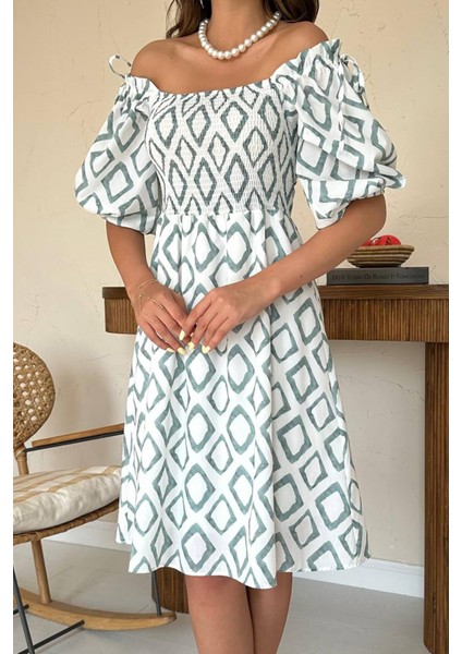 Kare Desenli Yazlık Elbise fırsatları